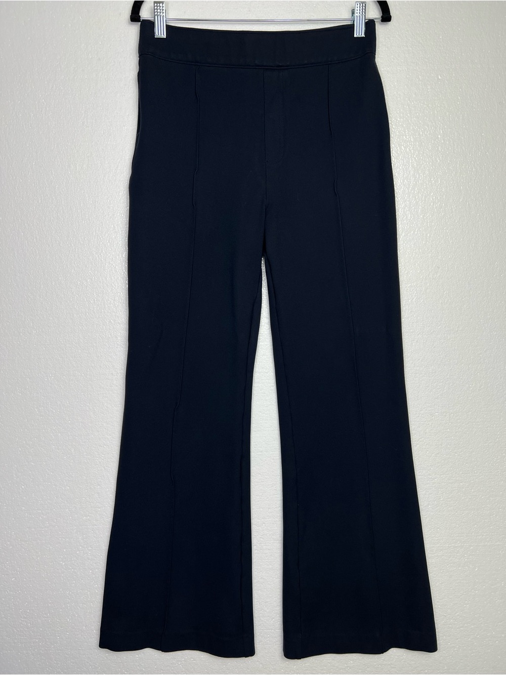 SPANX Perfect Fit Ponte Flare Pant Classic Black Hi Rise Size M Regular